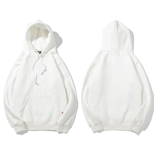 "L'ESSENTIEL" Sweatshirt Hoodie à capuche Blanc - URB1™