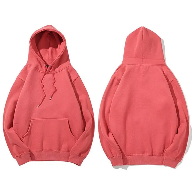 "L'ESSENTIEL" Sweatshirt Hoodie à capuche Corail - URB1™