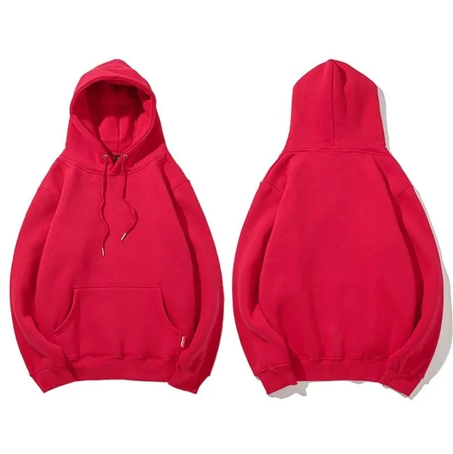 "L'ESSENTIEL" Sweatshirt Hoodie à capuche Rouge - URB1™