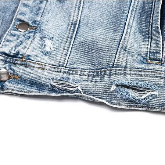 "MARS" Veste en jean denim Streetwear - URB1™