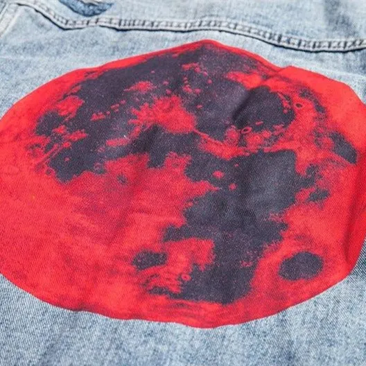 "MARS" Veste en jean denim Streetwear - URB1™