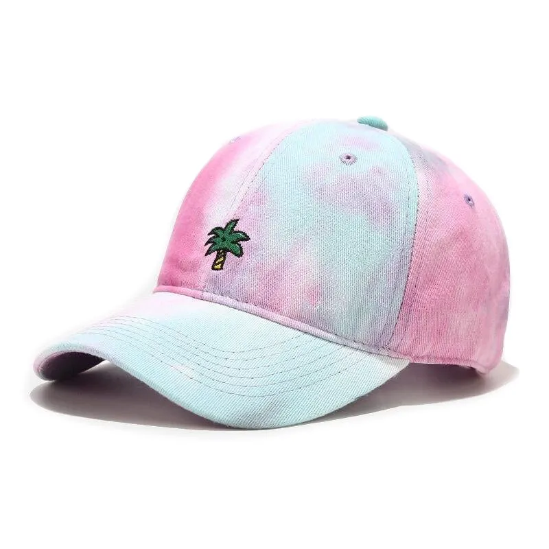 "TIE AND DYE" Casquette baseball Orange Rose - URB1™