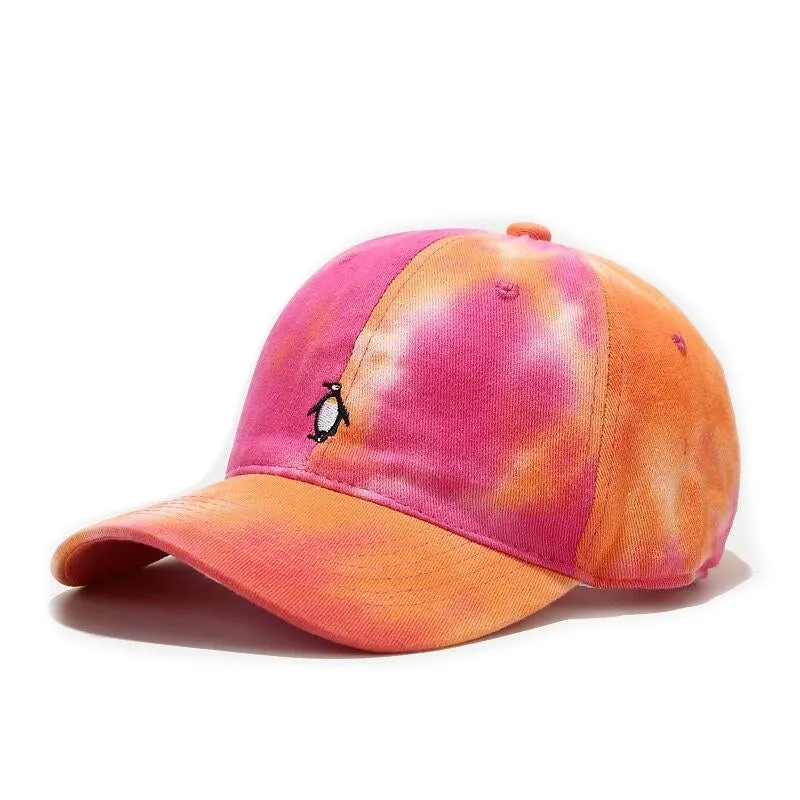 "TIE AND DYE" Casquette baseball Orange Rose - URB1™