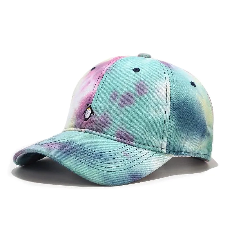 "TIE AND DYE" Casquette baseball Orange Rose - URB1™