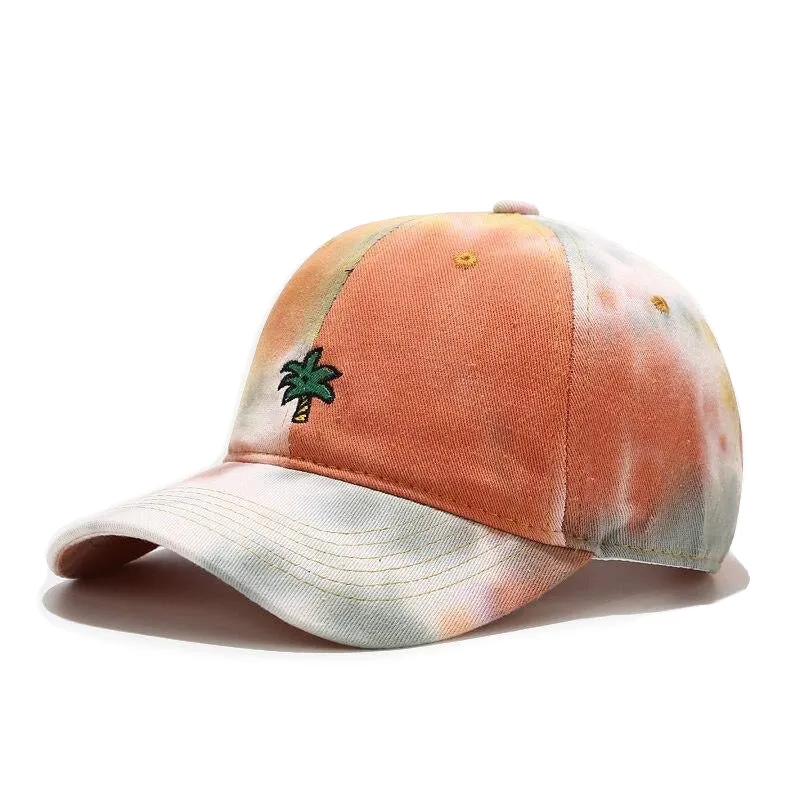 "TIE AND DYE" Casquette baseball Orange Rose - URB1™