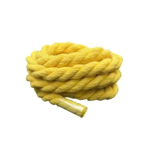 "TWISTED" Gros Lacets Jaune Chaussures Style Grosse Corde Torsadée - URB1™