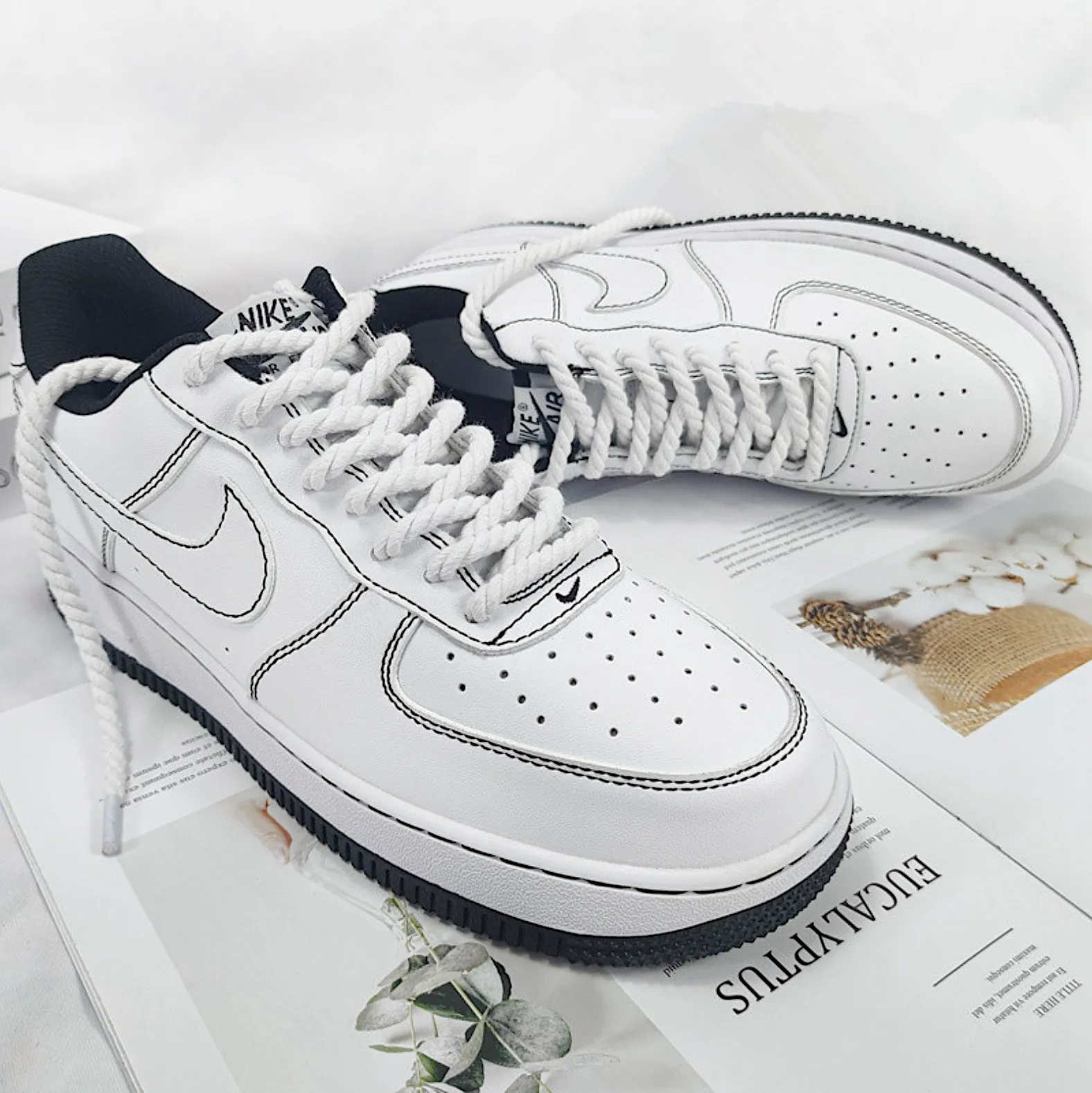 "TWISTED" Lacets Chaussures Style Corde Torsadée - URB1™