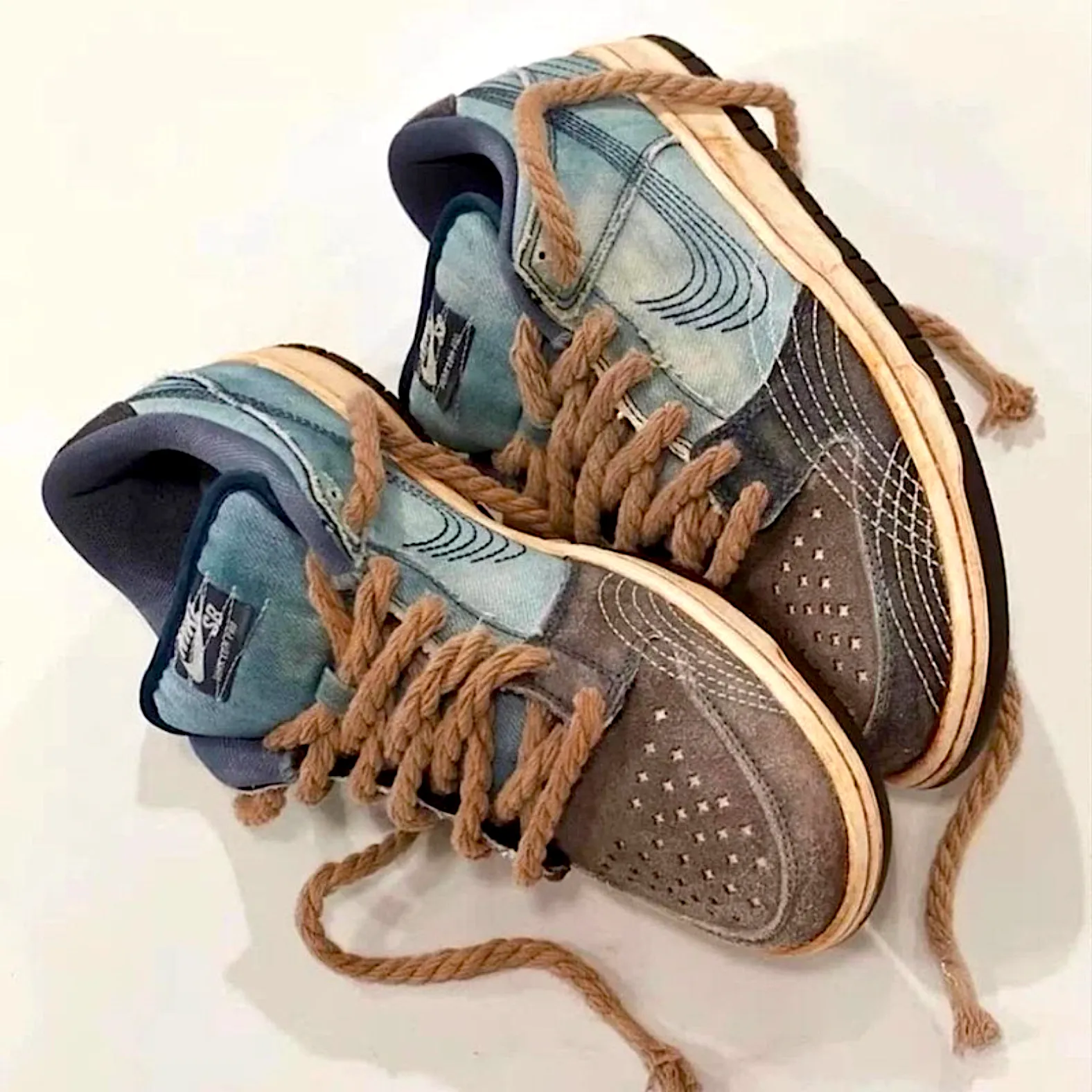 "TWISTED" Lacets Chaussures Style Corde Torsadée - URB1™