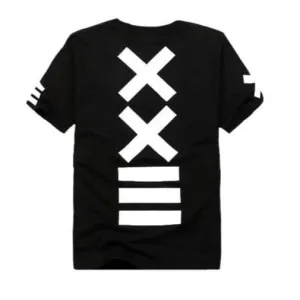 "XX" T-shirt Oversize Long Imprimé Streetwear - URB1™