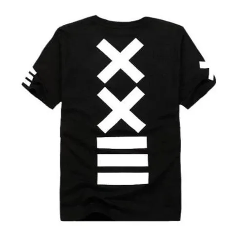 "XX" T-shirt Oversize Long Imprimé Streetwear - URB1™