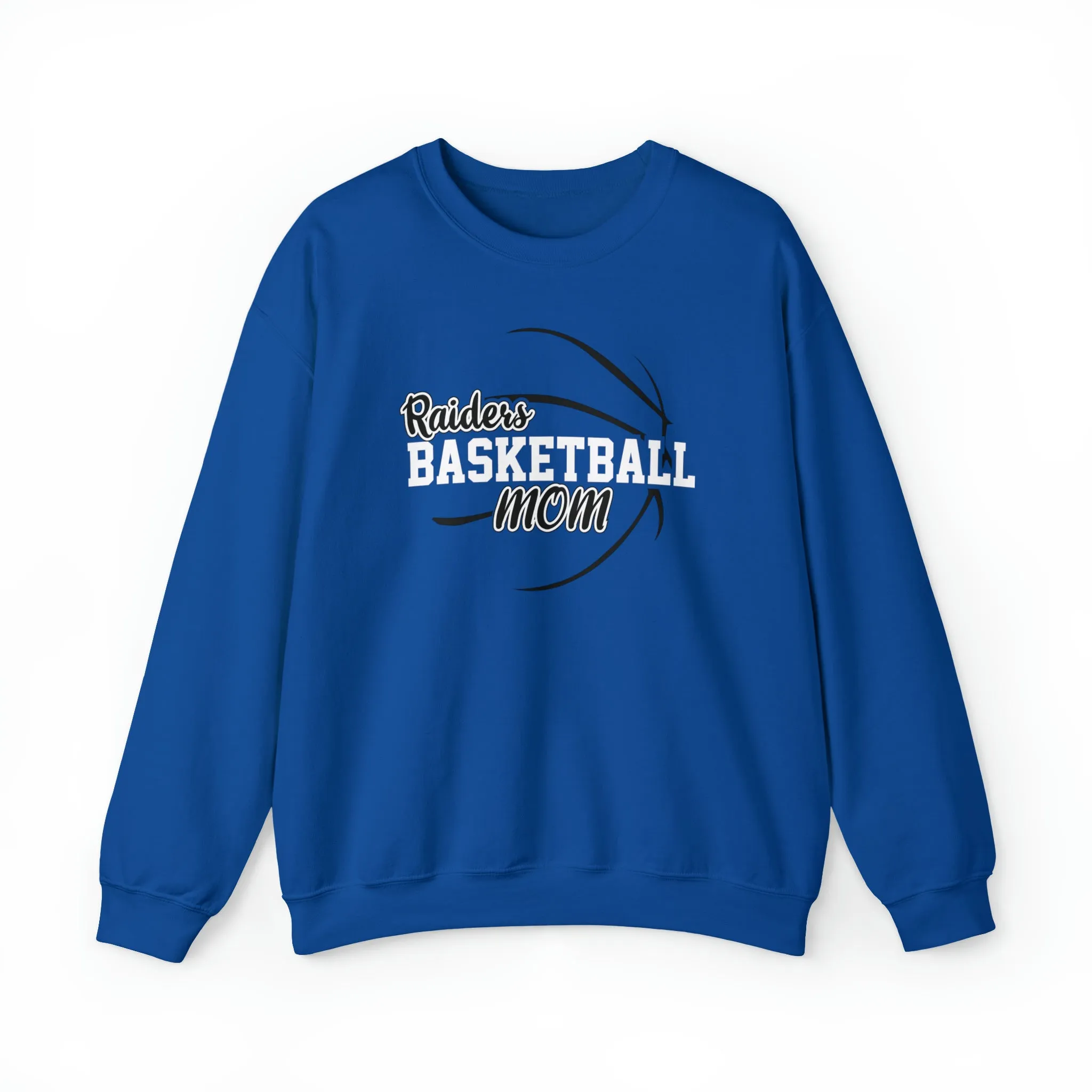 Raiders Basketball Mom Unisex Heavy Blend™ Crewneck Sweatshirt