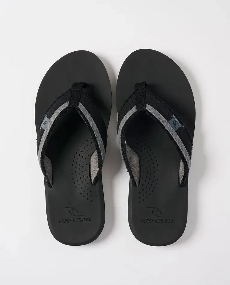 Reactor Open Toe Thong - Black