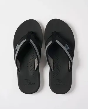 Reactor Open Toe Thong - Black