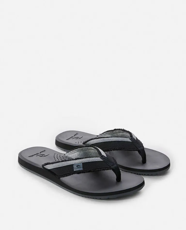 Reactor Open Toe Thong - Black