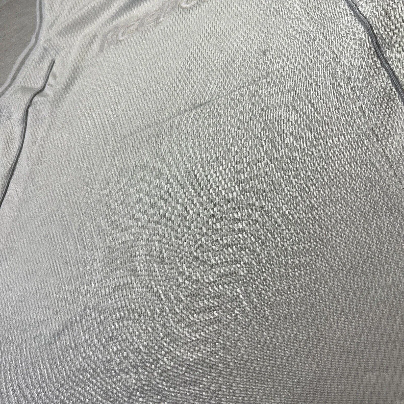 Reebok Basketball White Tank Top Size L (Measures S/M)