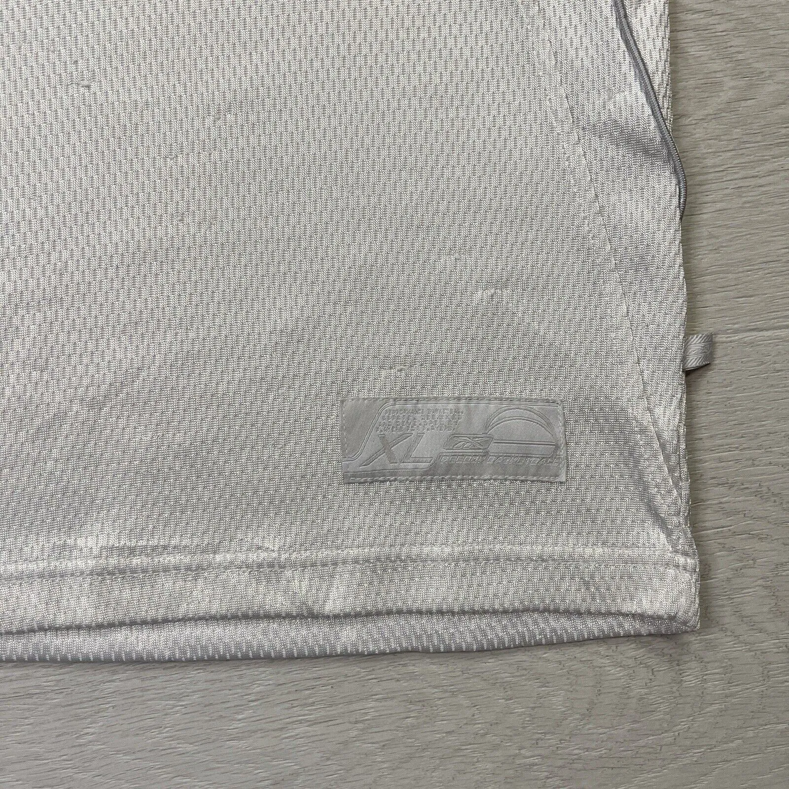Reebok Basketball White Tank Top Size L (Measures S/M)
