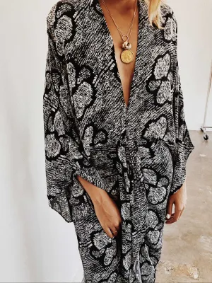 Retrograde Kimono Dress