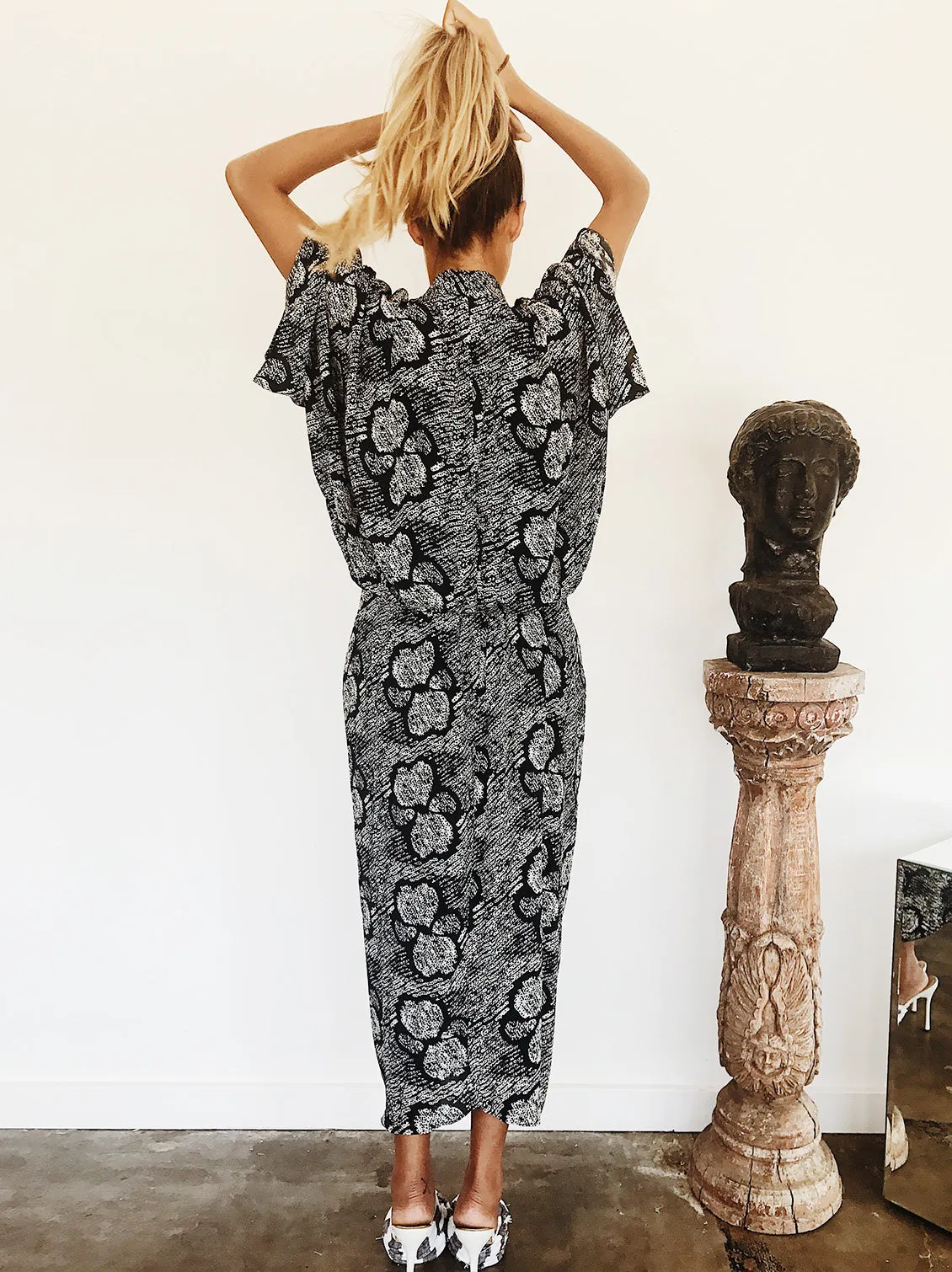 Retrograde Kimono Dress