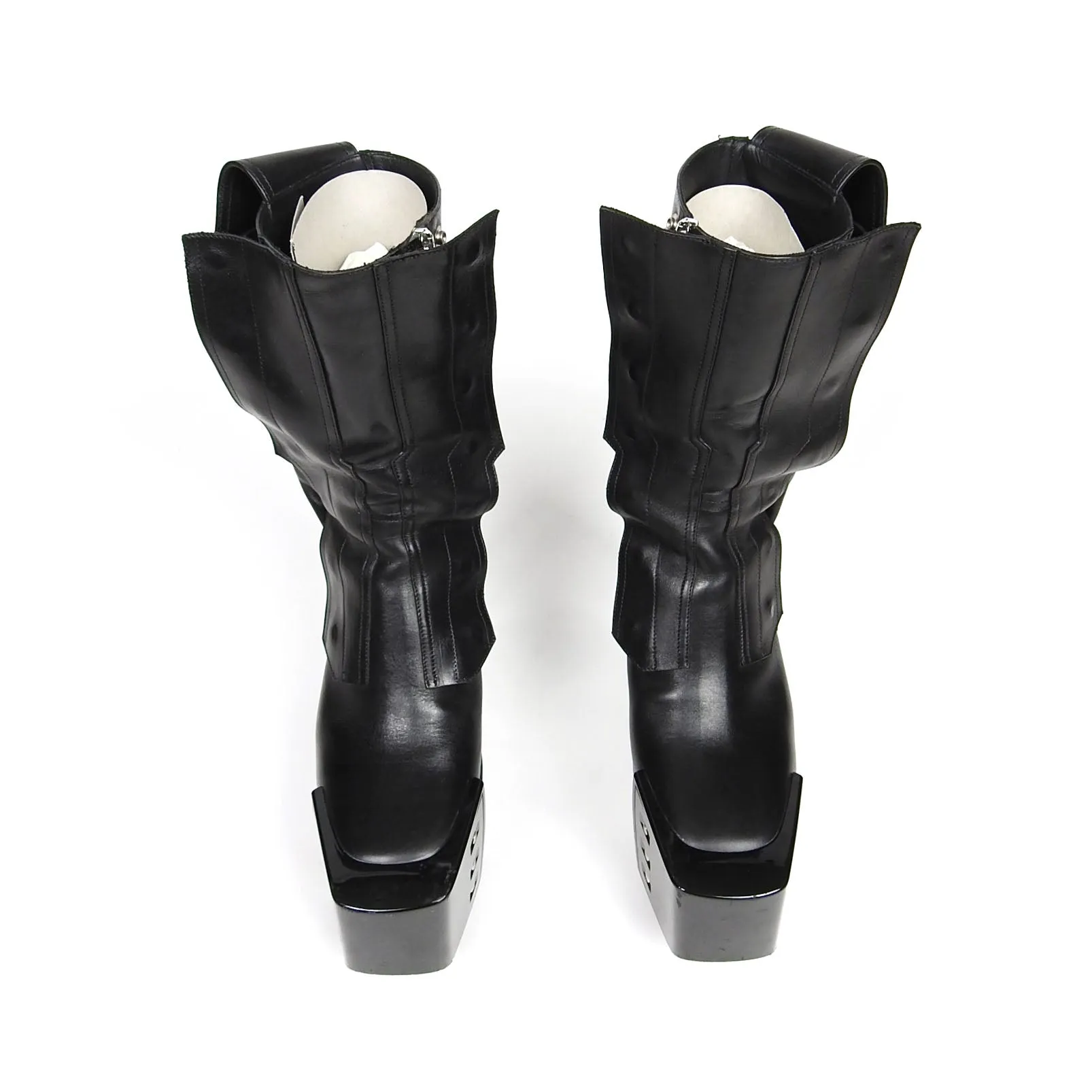 Rick Owens Fogpocket Kiss Heel Boots Size 42