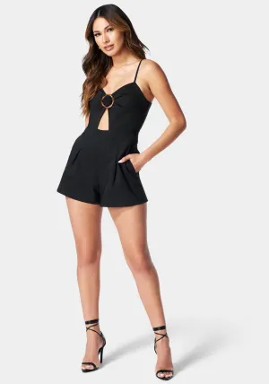 Ring Front Keyhole Romper