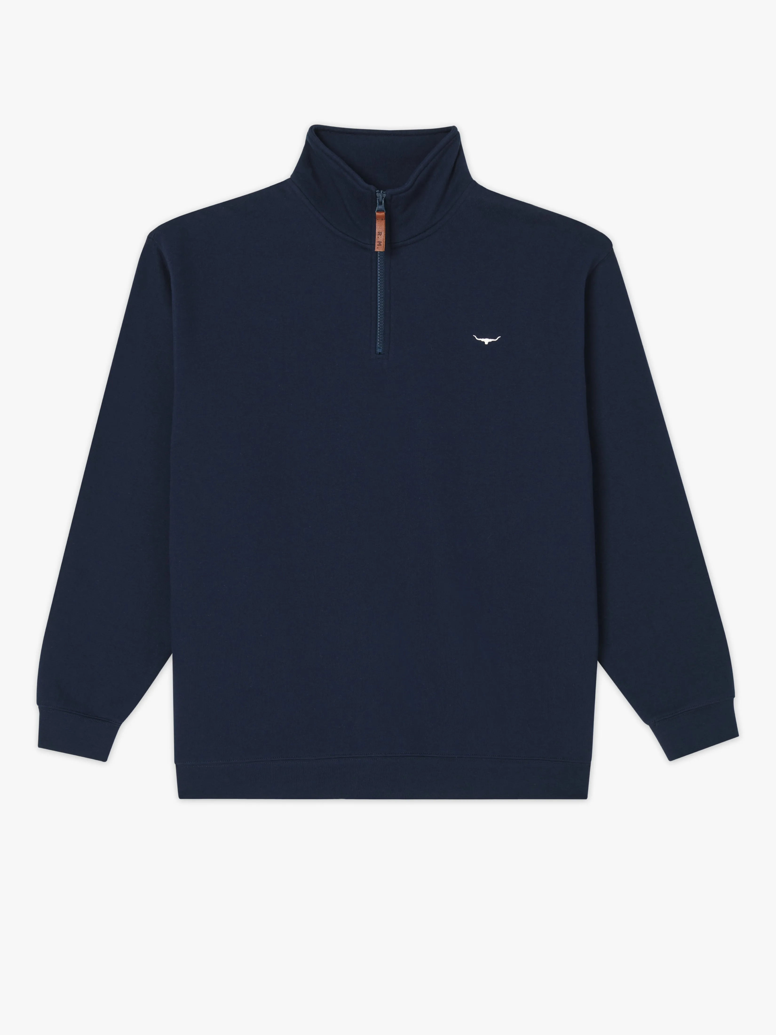 R.M. Williams Mens Mulyungarie Fleece Top - Navy
