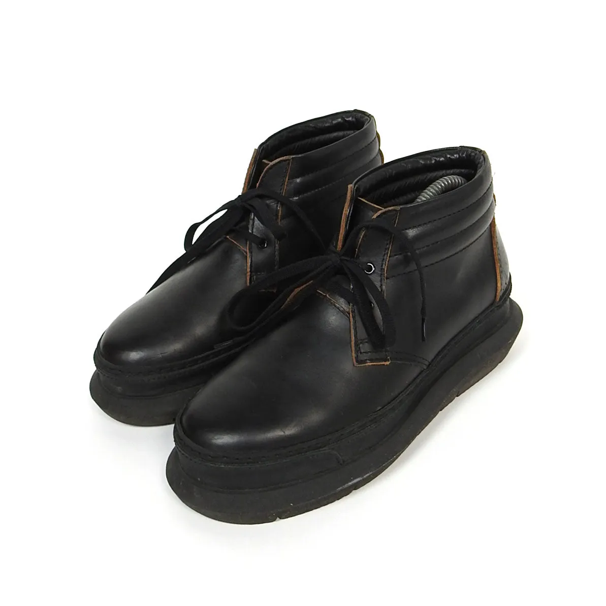 Sacai Leather Ankle Boots Size 41