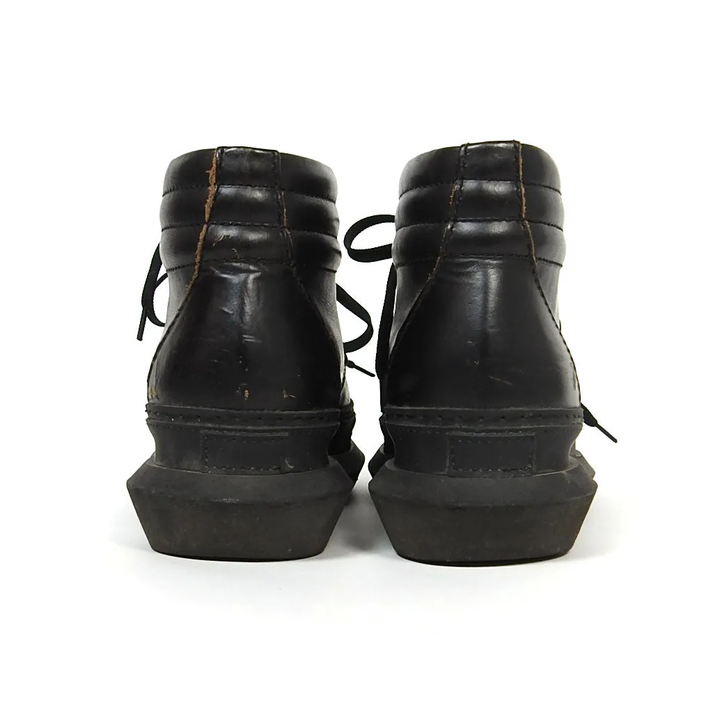 Sacai Leather Ankle Boots Size 41