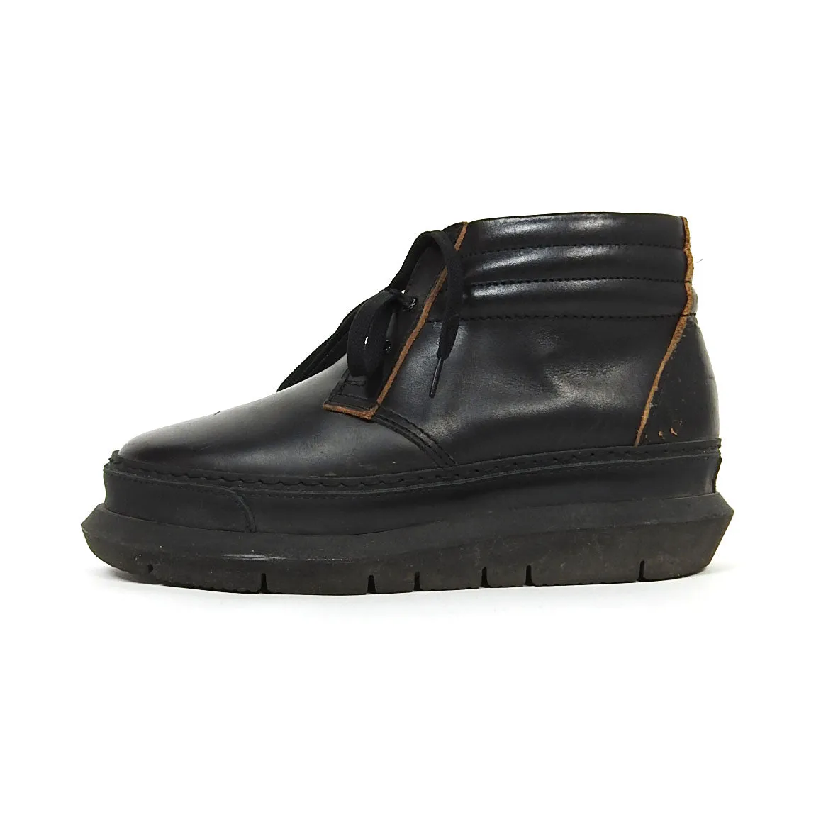 Sacai Leather Ankle Boots Size 41