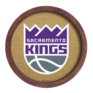 Sacramento Kings: "Faux" Barrel Framed Cork Board