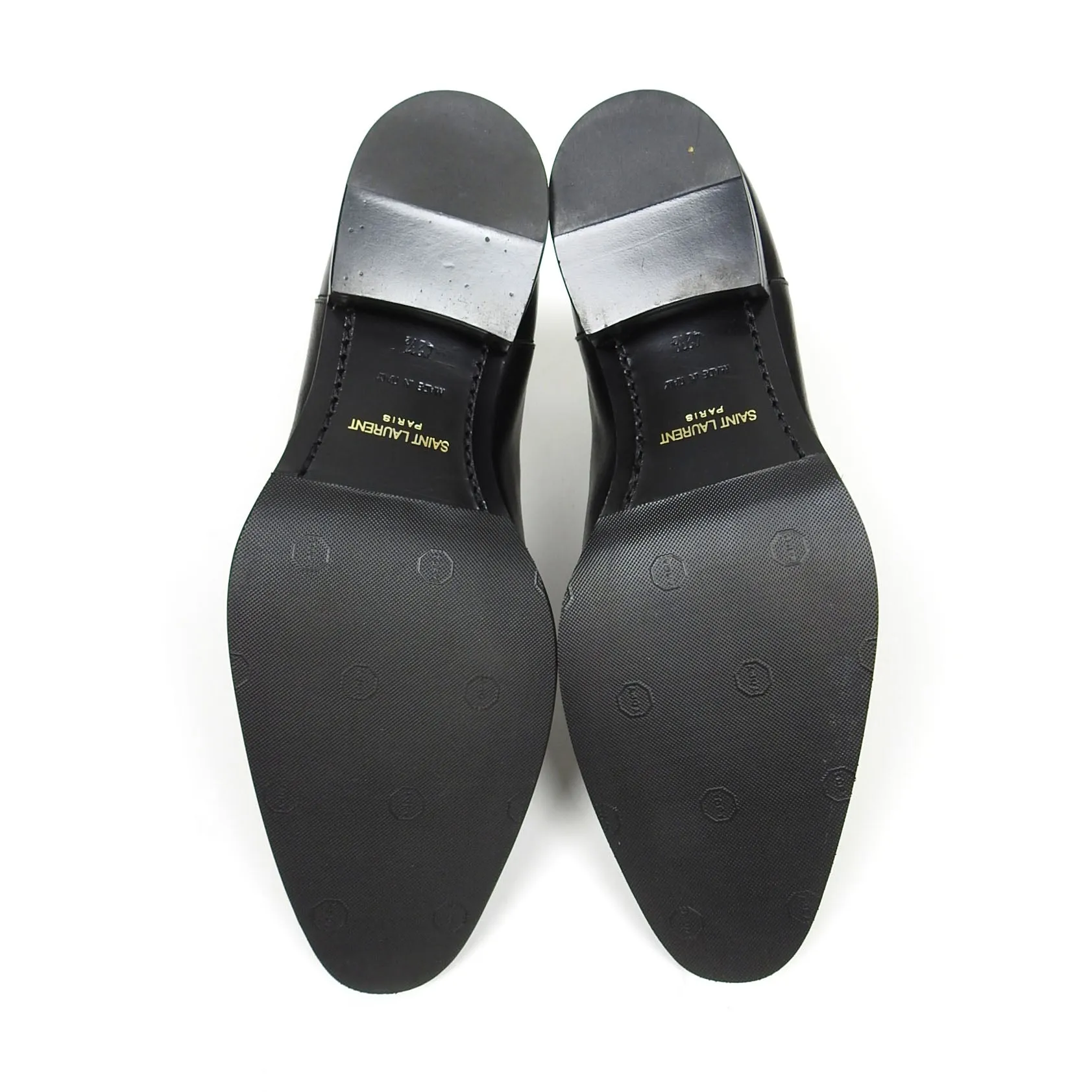 Saint Laurent Black Wyatt Chelsea Boots Size 42.5