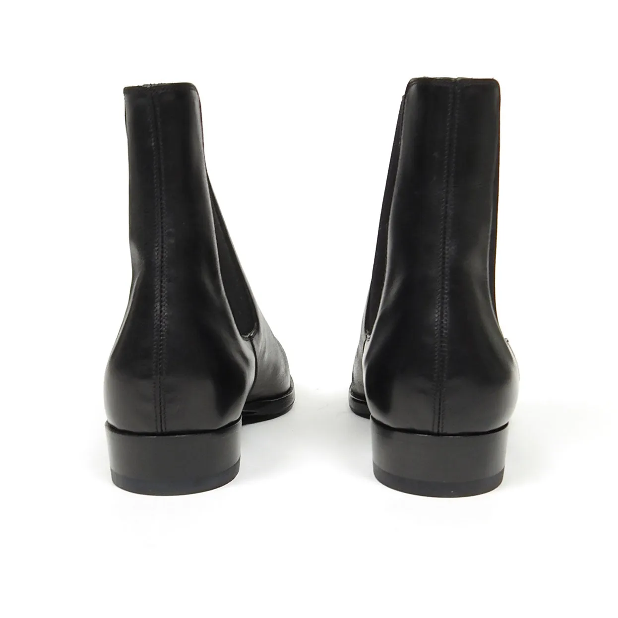 Saint Laurent Black Wyatt Chelsea Boots Size 42.5