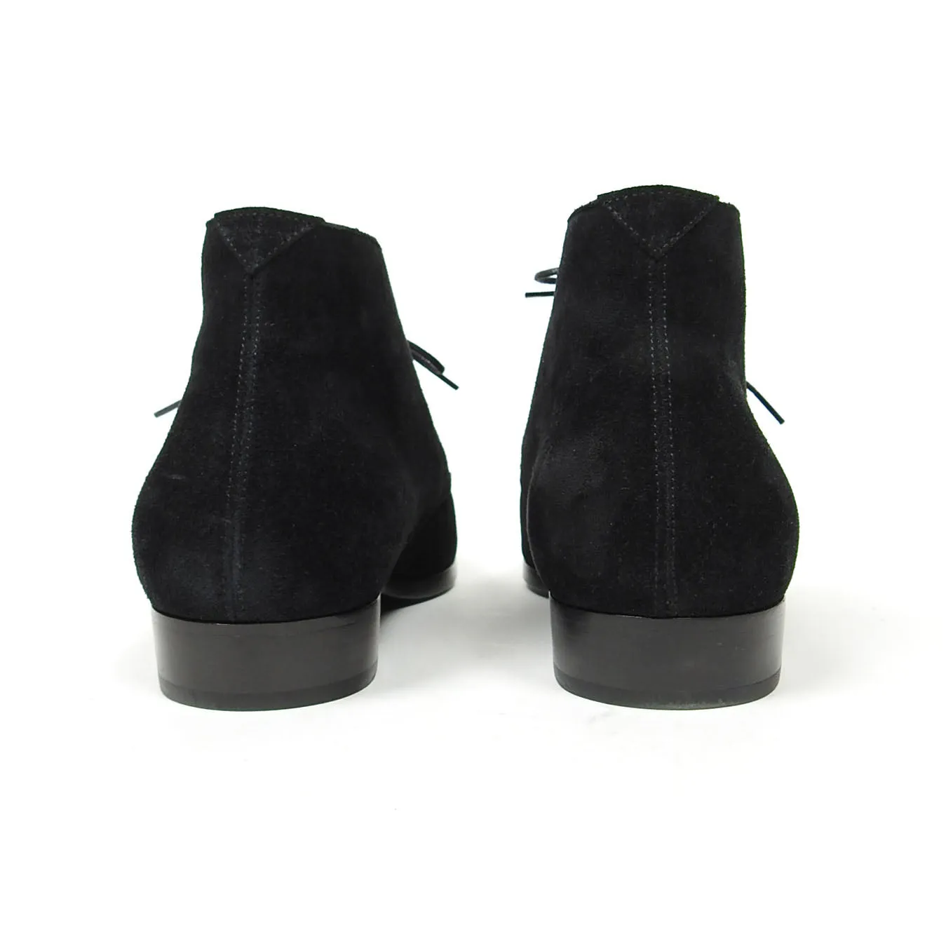 Saint Laurent Suede Wyatt 25 Boots Size 43