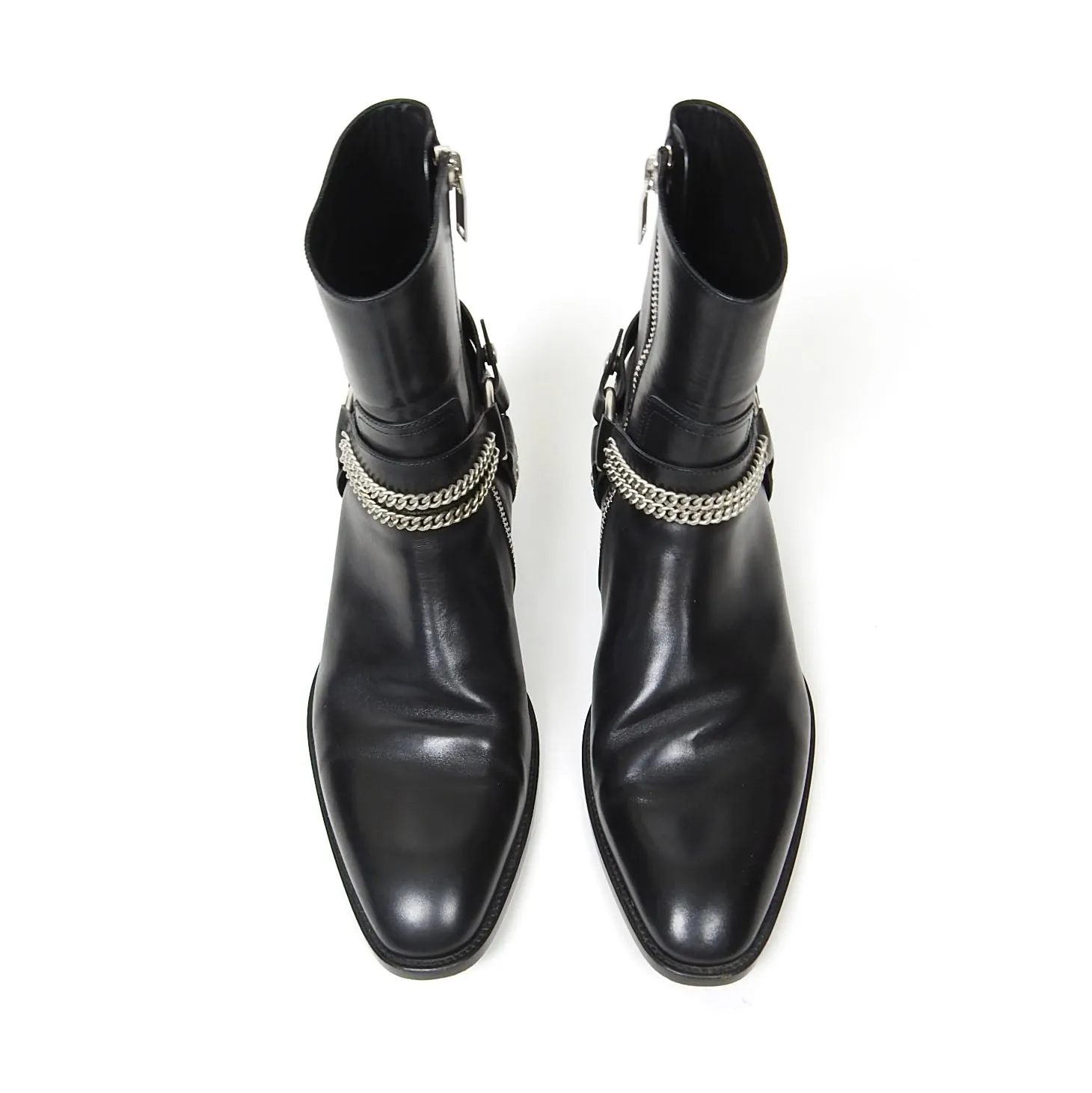 Saint Laurent Wyatt Harness Boots Size 43