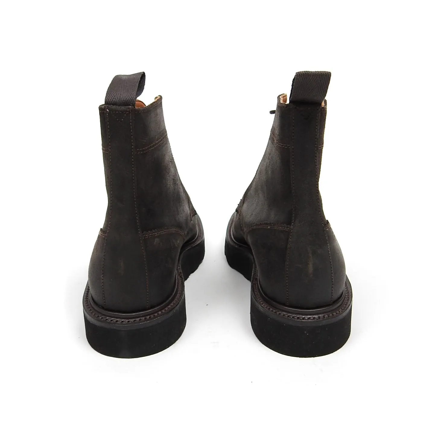Sanders Curtis Boots Dark Brown Size 8