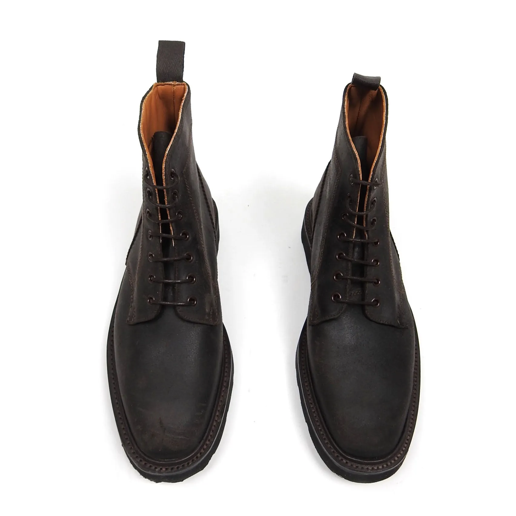 Sanders Curtis Boots Dark Brown Size 8