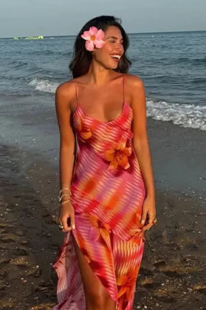Sarong-Style Maxi Dress | Draped Wrap | Beachy & Elegant