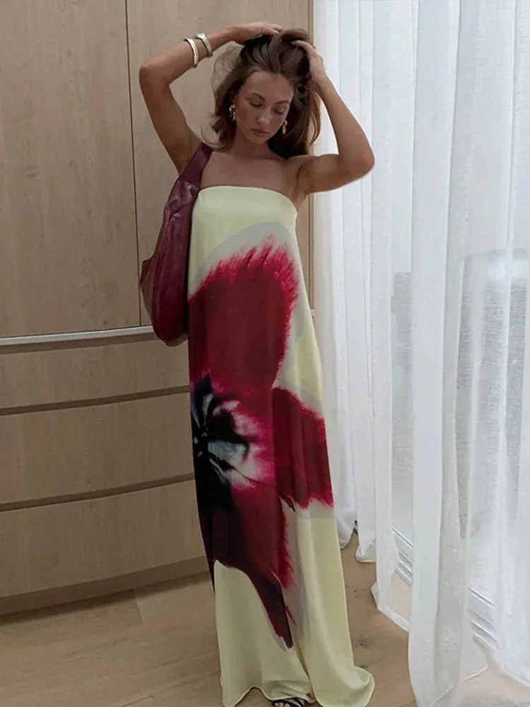 Sarong-Style Maxi Dress | Draped Wrap | Beachy & Elegant
