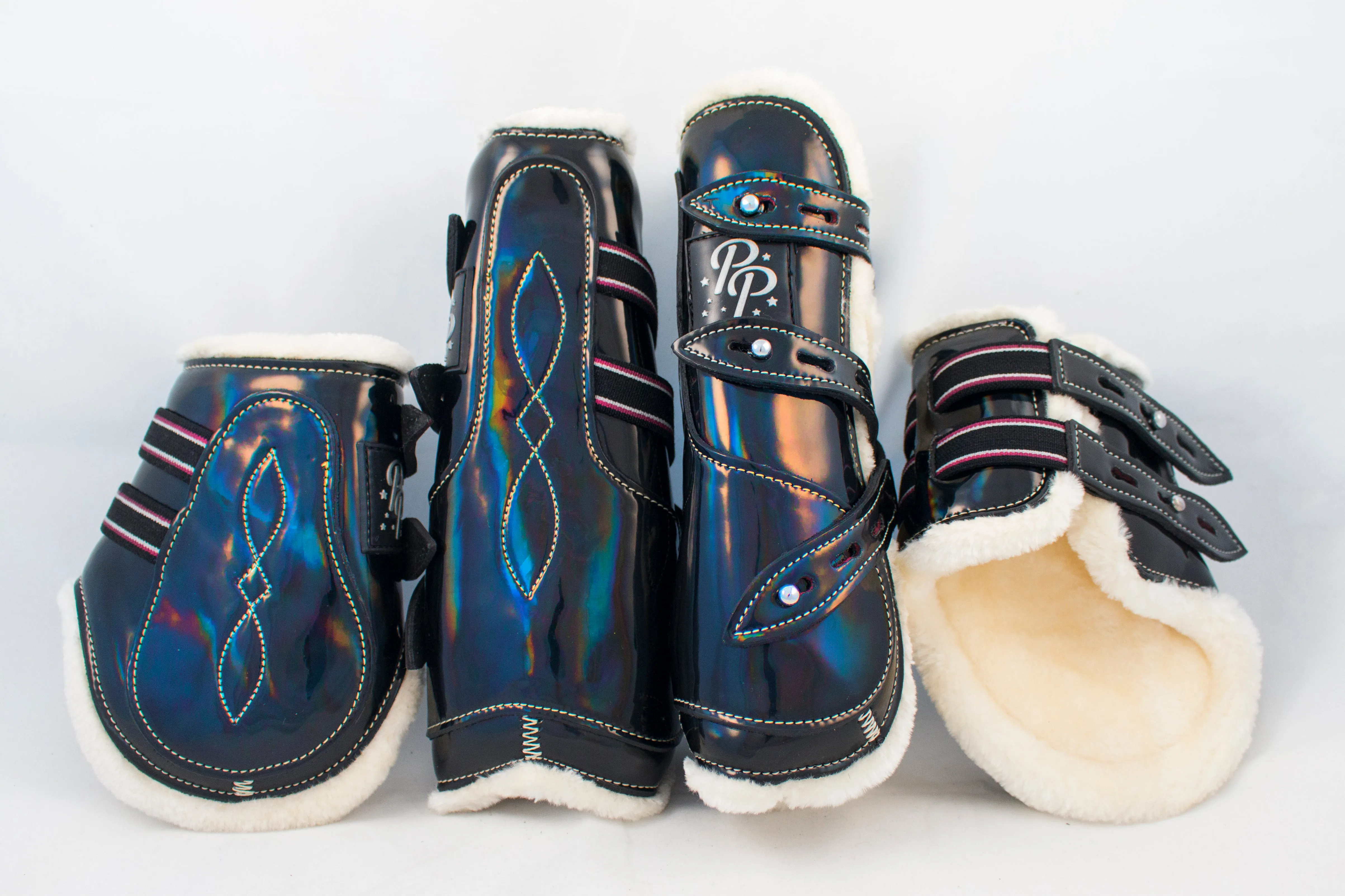 SECONDS Open Front Boots - Set of Four