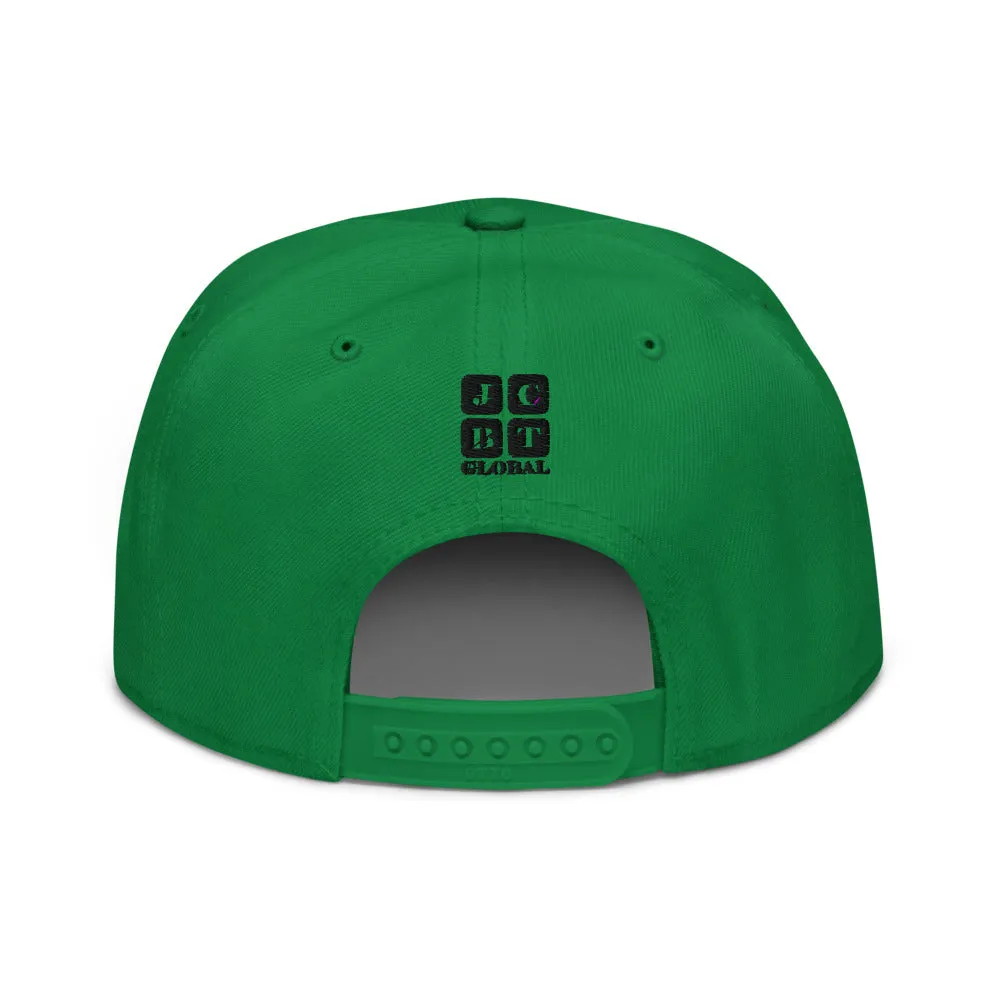 Snapback Hat "1051-0031 Born To Play Basketball (Black Logo)"