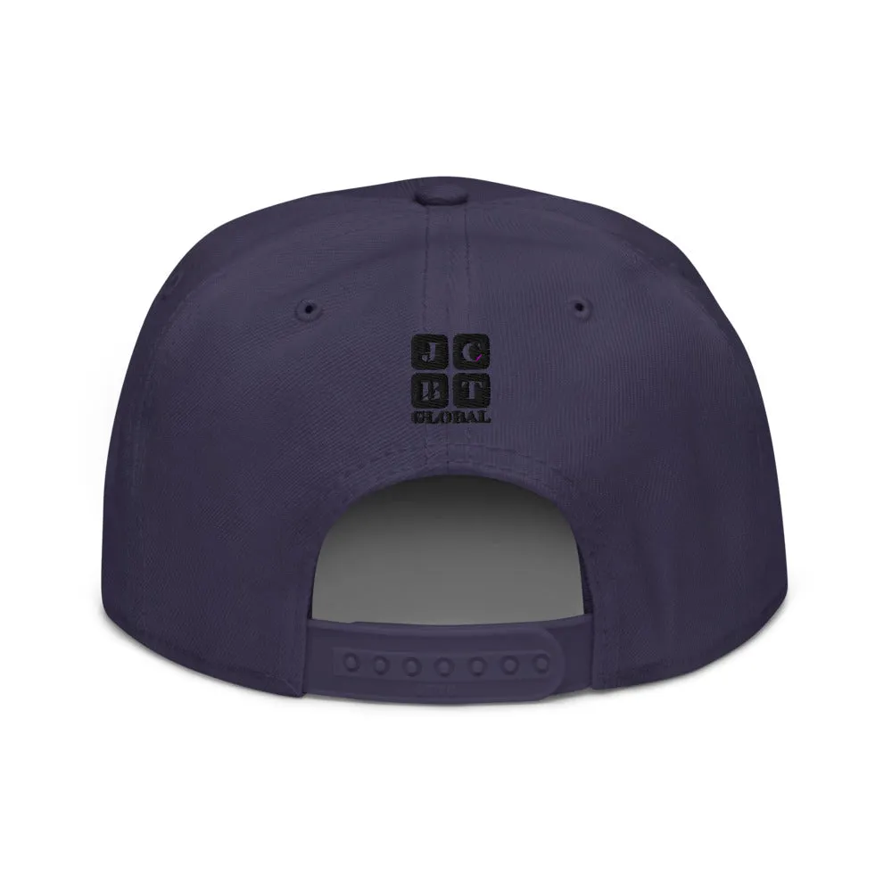 Snapback Hat "1051-0031 Born To Play Basketball (Black Logo)"