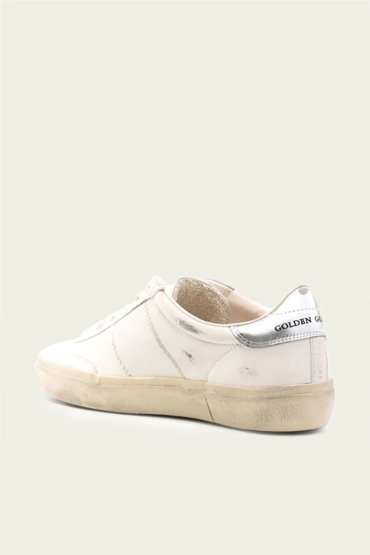 Soul-Star White Silver Leather Sneaker