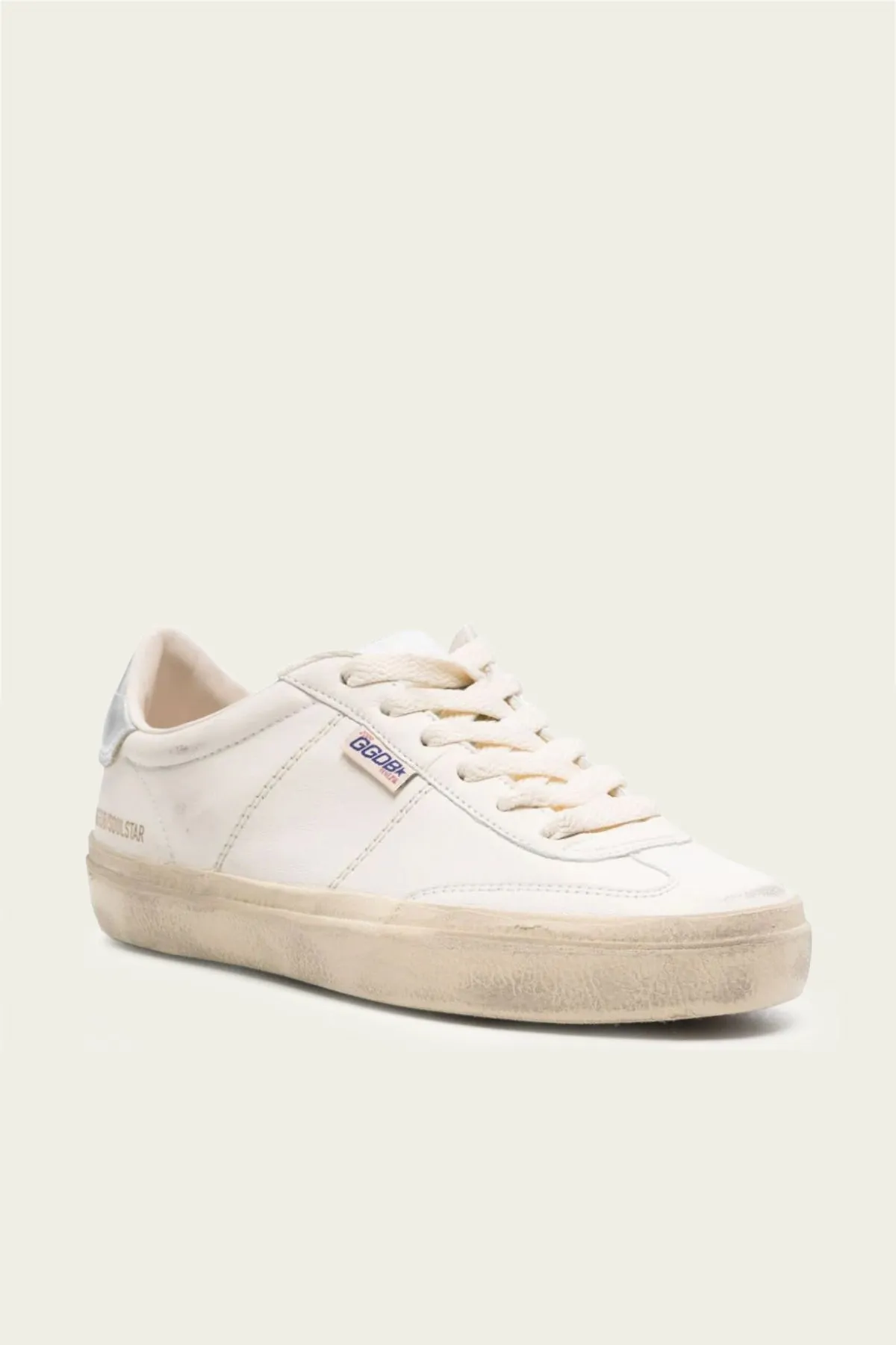 Soul-Star White Silver Leather Sneaker