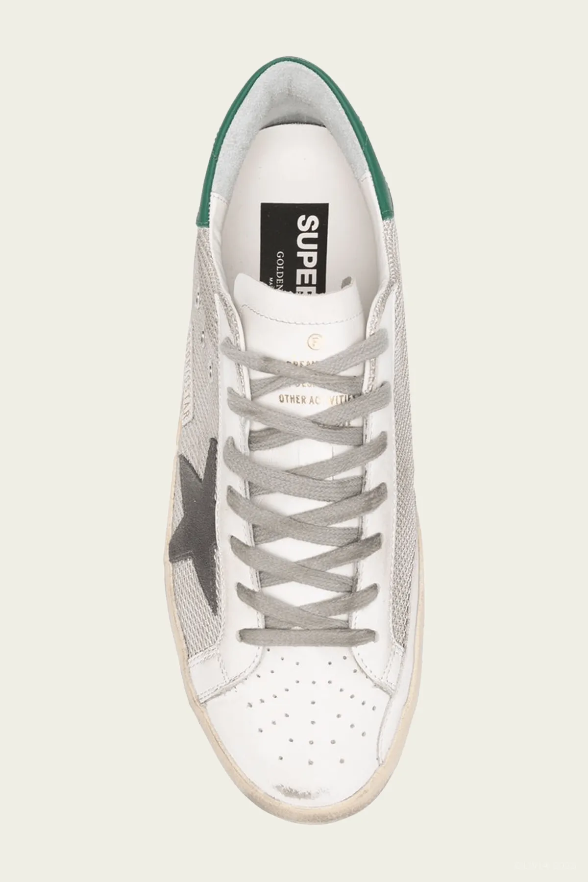 Super-Star Basalto Grey Leather Men Sneaker