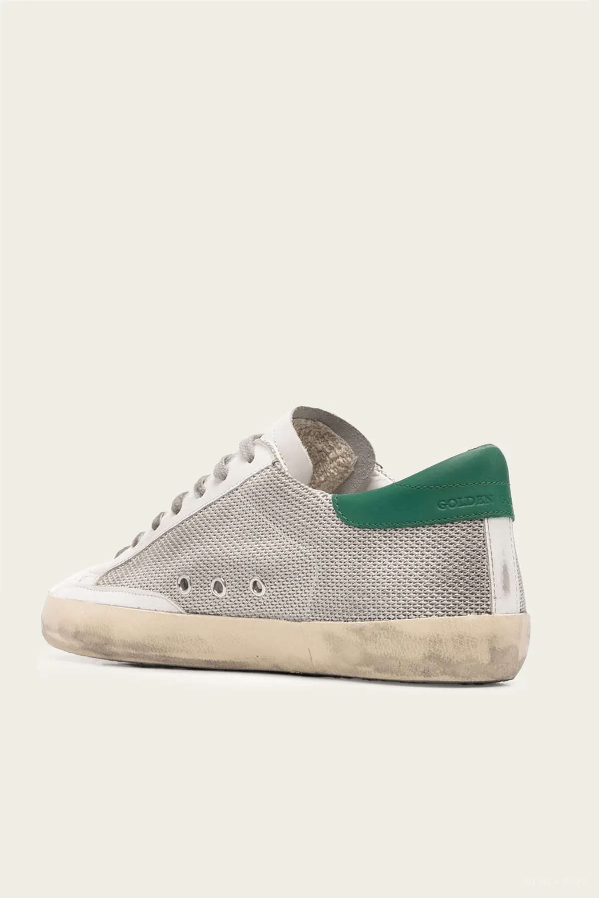 Super-Star Basalto Grey Leather Men Sneaker