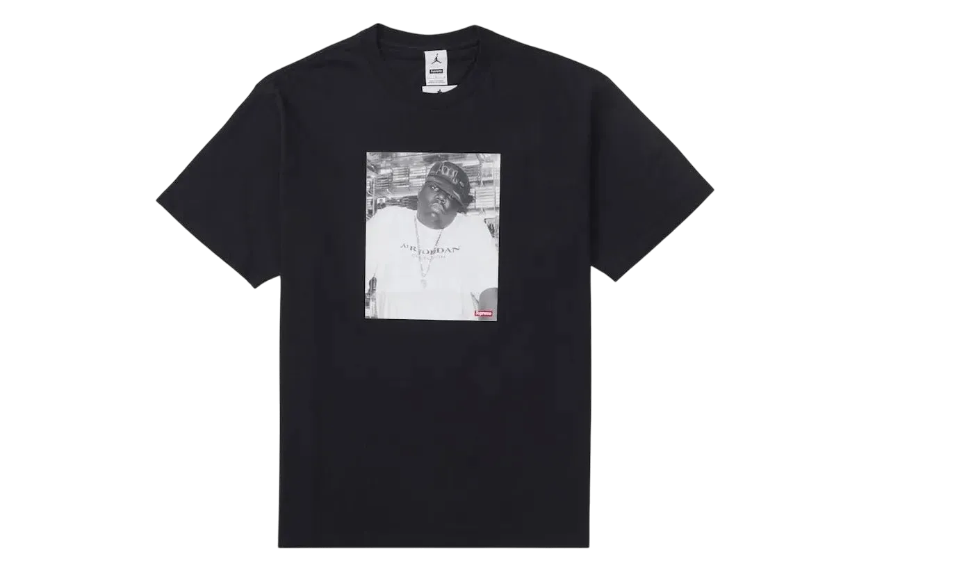 Supreme Jordan Biggie S S Top Black