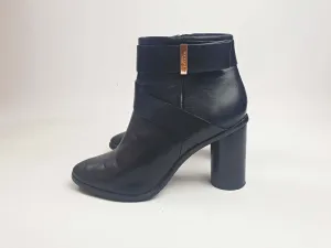 Ted Baker black leather boots size 37