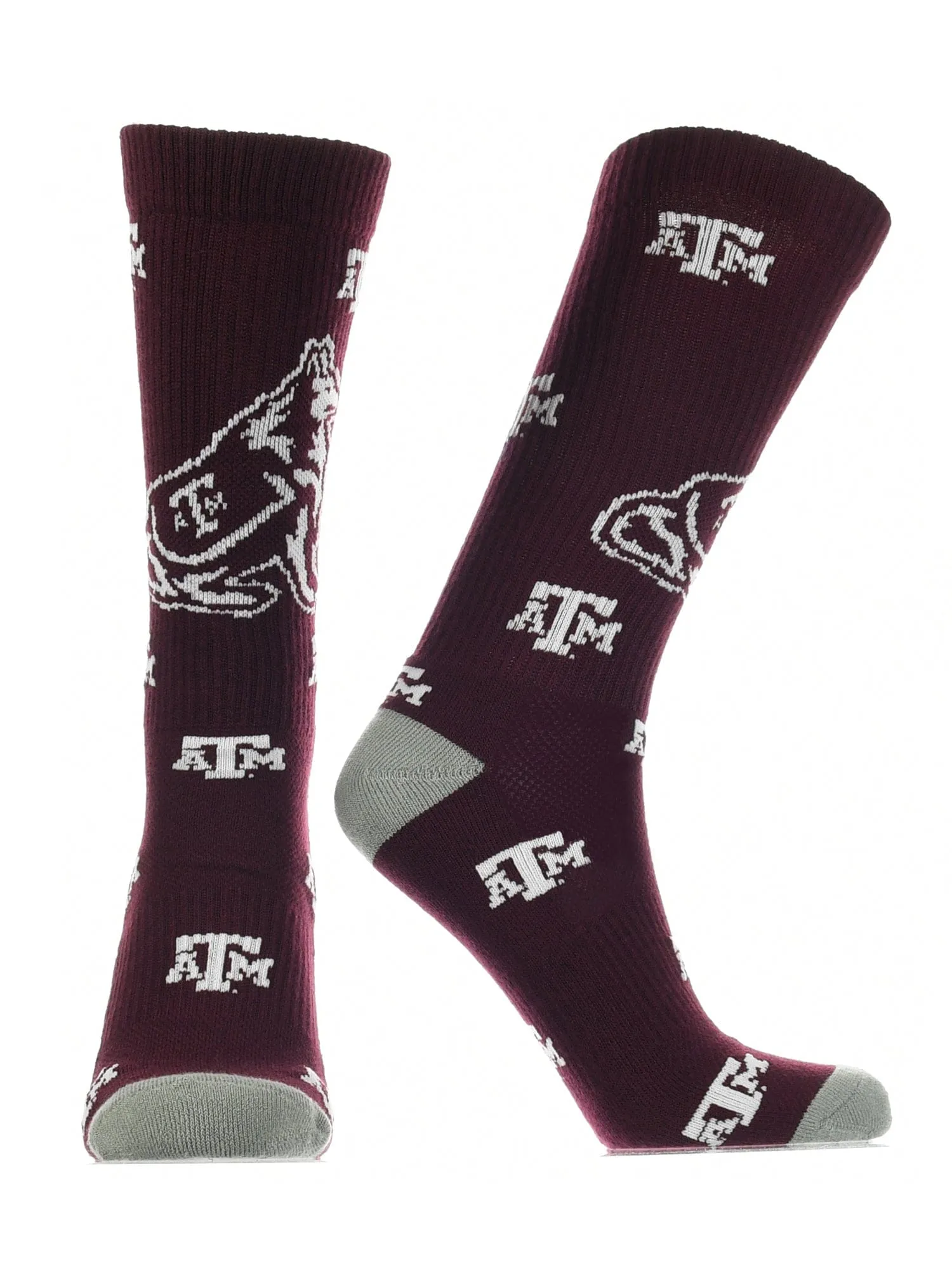 Texas A&amp;M Aggies Socks Crew Length Sock Mayhem