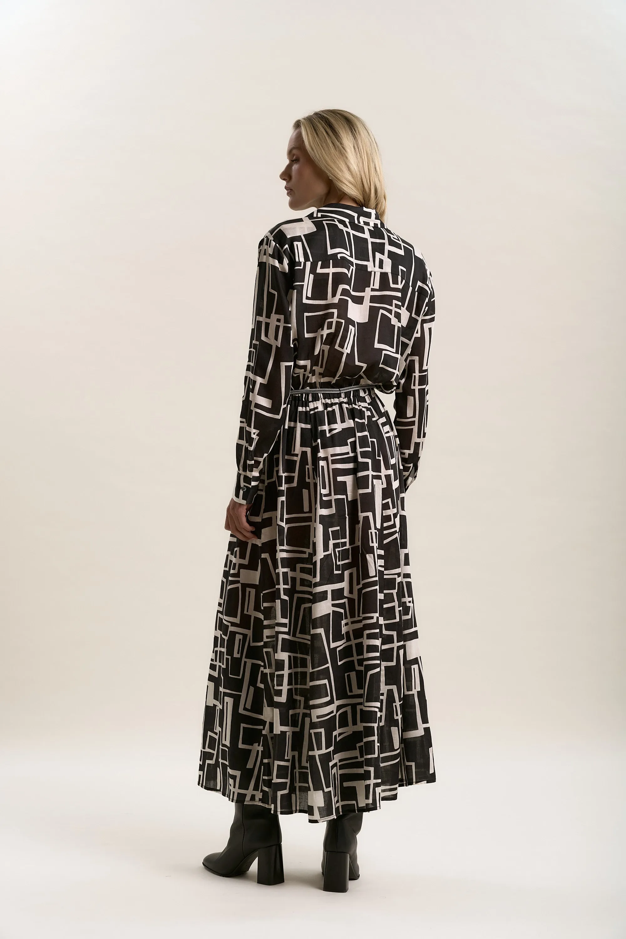 The Belted Shirt Dress