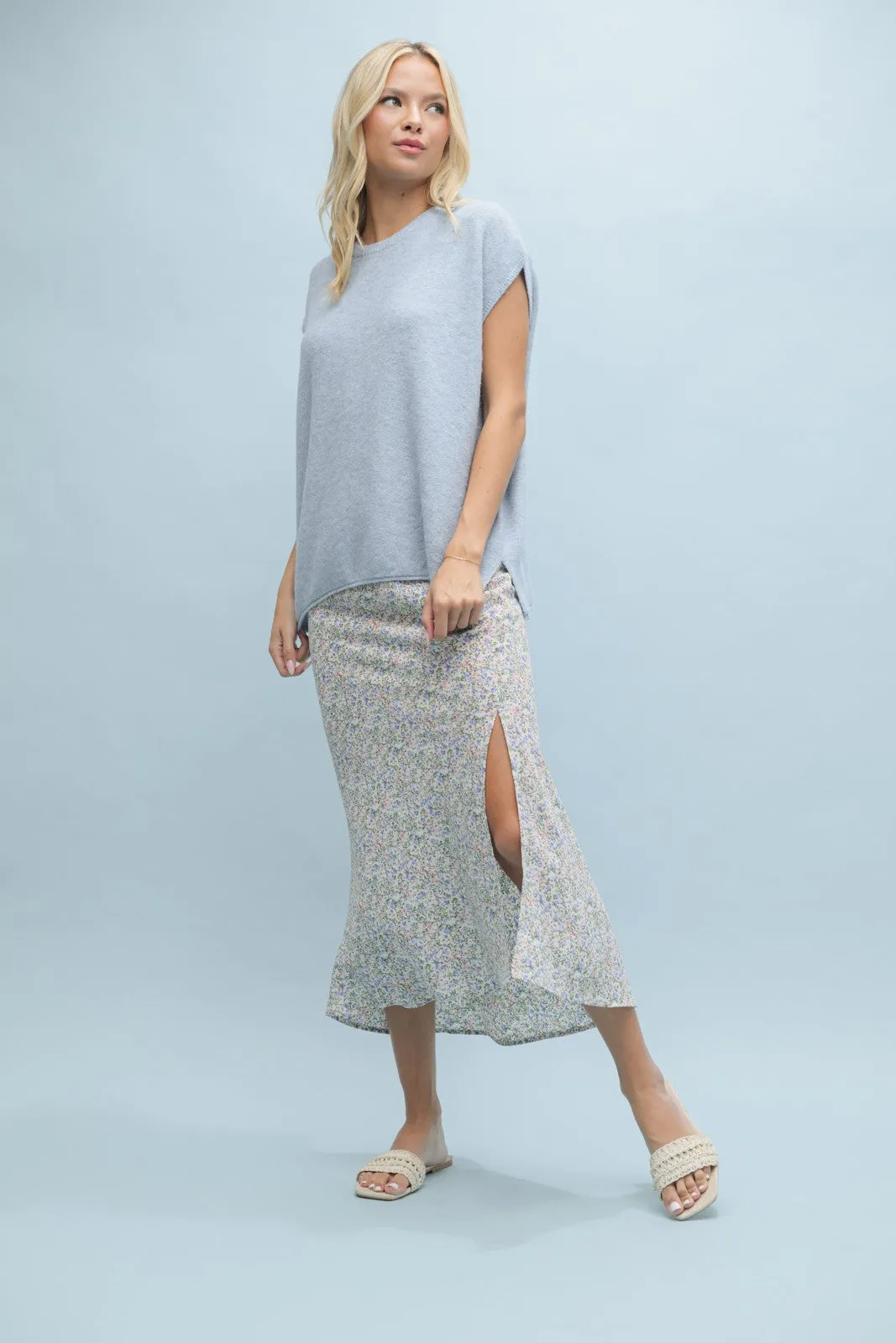 The Gracie Floral Midi Skirt