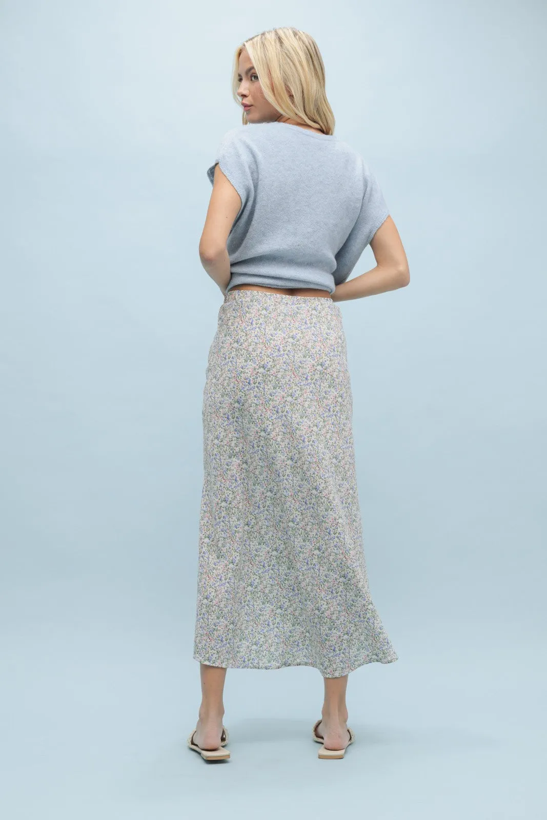 The Gracie Floral Midi Skirt